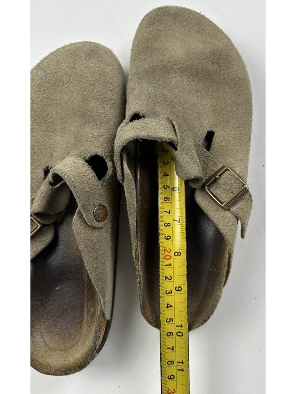 Birkenstock Women's Boston Soft Footbed Taupe Clogs Taupe EU 40 US 9 - Picture 4 of 9